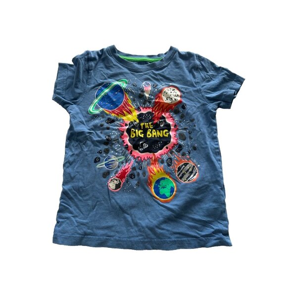 Mini Boden Boys 6-7 The Big Bang T-shirt - Picture 1 of 5